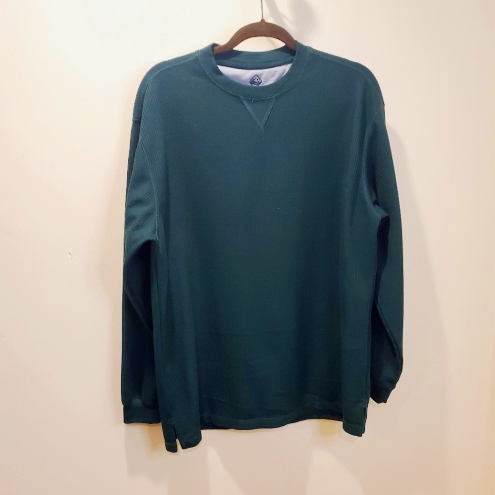 ALPINE LAKES men's green light sweater size XLSweater